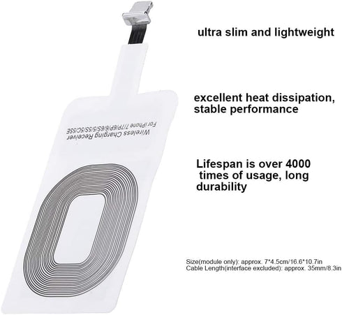 Qi Charger Module, Mobile Phone Charging Receiver Module for Android Type C()...