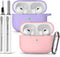 2 Pack AirPod Pro Case Cover with Cleaner Kit,Soft Silicone Protective Case for Apple AirPod Pro 2nd/1st Generation Case for Women Men,AirPods Pro...
