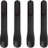 4-Pack Black Toothbrush Replacement Heads Compatible with Quip Electric Brush Head Refill for Quip Black...