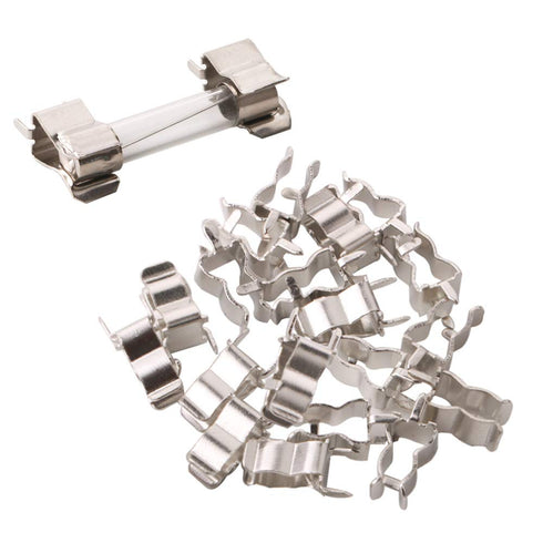 FULARR 150Pcs Professional Car Fast-Blow Glass Tube Fuse Kit: 130Pcs Quick Blow + 20 Fuse Seats, Transparent Plastic Box...