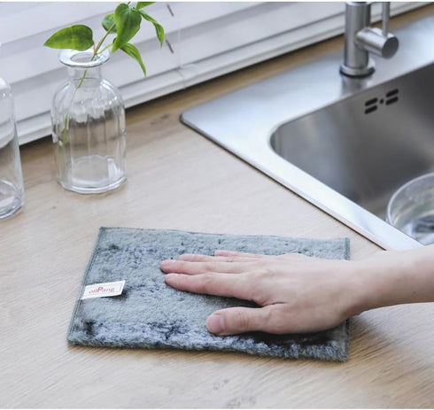 3 PCS Medium Size Eco-Friendly Viscose Dish Cloths for Kitchen Cleaning - Scrubber Washcloth (3, Medium)...