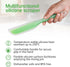 Nonstick Silicone Knife Shaped Flexible Kitchen Spatula Scraper Turner,Kitchen Cooking Utensils With Nylon Core (Green(Set of 2))...