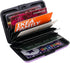 ELFISH RFID Blocking Credit Card Protector Aluminum ID Case Hard Shell Business Card Holders Metal Wallet for Men or Women (Purple)...