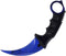 TOPOINT Karambit Knife, Stainless Steel Fixed Blade Knife with Sheath and Cord Knife CS-GO for Hunting Camping and Field Survival (Dark blue)...