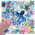 Cute Cartoon Sea Turtle Stickers 50 Pcs Trendy Style Stickers Laptop Stickers Pack Cool Sticker for Pad MacBook Car Snowboard Bicycle Luggage Wate...