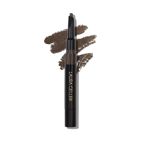 LAURA GELLER NEW YORK Sculpt-n-Stay Waterproof Brow Pencil & Gel- Dark Brown...