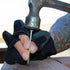 + Universal Series Glove + 3 Finger Retractable Finger Feature + Fast Access Work & Safety Gloves With Full Hand Protection, Black...