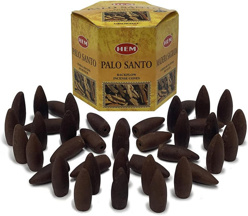 TRUMIRI Palo Santo Backflow Incense Cones For Waterfall And Mat Bundle Inciensos Aromaticos|Incienso|Inciense|Insienso...