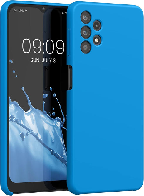 kwmobile Case Compatible with Samsung Galaxy A32 5G Case - TPU Silicone Phone Cover with Soft Finish - Radiant Blue...