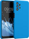 kwmobile Case Compatible with Samsung Galaxy A32 5G Case - TPU Silicone Phone Cover with Soft Finish - Radiant Blue...