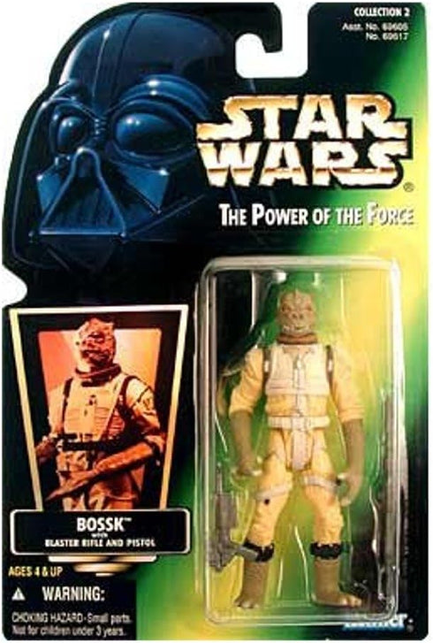Star Wars Power of the Force Green Card Bossk Action Figure...