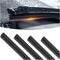 4PCS Car Windshield Wiper Blade Strips, DIY Silicone Car Frameless Window Boneless Replacement, Auto Adjustable Insert Rubber Wiper Blade Refills,...