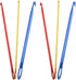 Zuoyou 6PCS Aluminum Tunisian Afghan Crochet Hook DIY Knitting Needles Tool with Eye 2.75/4/6mm......