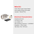 TNC Male Connector 10PCS, TNC Male Plug Crimp Connector for RG58/RG142/RG400/LMR195/KSR195/3D-FB Cable...