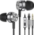 Wired Earbuds with Microphone, in Ear Headphones with Heavy Bass &Noise Isolation, High Sound Quality in-Ear Earphones Compatible with Samsung, Ta...