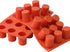 TOPYS 15 Cavities Cylindrical Fondant Silicone Mold DIY Cylinder Pastry Cupcake Jelly Mousse Pan Pudding Muffin Chocolate Making Supplies Cookie S...