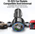 3-Port Car Charger Adapter, 90W PD &QC3.0 Fast Charging Car Cigarette Lighter USB Charger, Car Phone Charger for iPhone/Android/Samsung Galaxy S10...