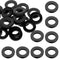 30 PCS Rubber Washers Seals Shower Hose Washers 1/2 Inch Black Flat Rubber Washers Assortment Kit Tap Sealing Rings Rubber Hose Washer for Hose Co...