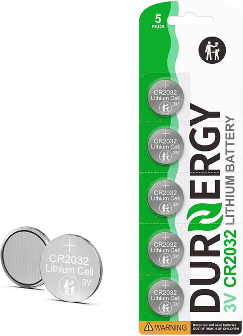 CR2032 Batteries 5 Pack, 2032 Battery CR2032 Lithium 3V Coin Battery, CR2032 Battery for Car Remote Key...