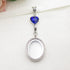 Wedding Bouquet Locket Charm Rhinestone Photo Charm Memorial Bride Pendant Memorial Photo Keepsake Something blue...
