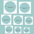 8PCS Large Circle Stencil, Large to Small Different Sizes Circle Templates for Painting?Circle Template for Drafting for Office and School Art Cra...