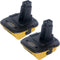 2 Packs DCA1820 Battery Adapter Compatible with Dewalt 18V Tools, Convert 20V Lithium Batteries DCB203 DCB204 DCB206 to Replacement for Dewalt 18 ...