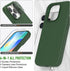 Trianium [6 in 1 Designed for iPhone 14 Pro Max Case Silicone (Clover), with 3 Pack Screen Protector + 2 Pack Camera Lens Protector, Bundle Protec...