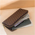 Women's wallet Large capacity travel zipper wallet multi card men's mobile phone change wallet (Black)...