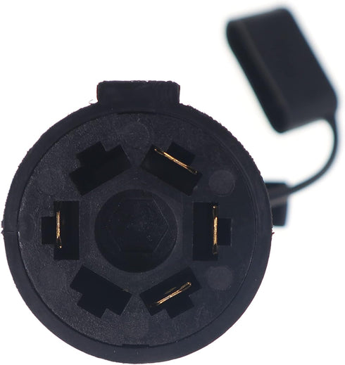 NEW SUN Ultimate Trailer Adapter, 7 Pin to 4 Pin RV Adapter with Ant-dust Cap, Connector for Trailers & RV Exterior Accessories, Round Plug 7 Way ...