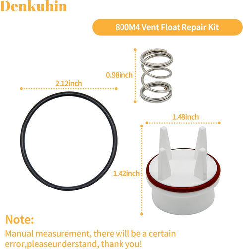 800M4 Vent Float Repair Kit Compatible with Watts 1 inch 800QT Backflow Valve, Fit for 1" Pressure Vacuum Breaker, Repalce 0887715 887715 RK 800M4...