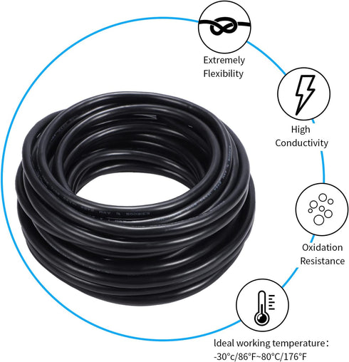 UL2464 Power Lighting Cable Wire Low Voltage Power Connection (18AWG-2Conductor, 16.4ft)...