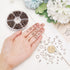 PH PandaHall 900 Pcs 6 Sizes 4/5/6/7/8/10mm Iron Split Rings Double Loop Jump Ring for DIY Jewelry Making Red Copper...