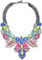 Lovage Colorful Resin Bubble Bib Statement Necklace Bohemian Chunky Collar Jewelry...