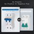 Miniature Circuit Breaker 1000V DC Circuit Breaker 2 Pole 16Amp Smart Circuit Breaker,DC Disconnect Switch DIN Rail Mount for Marine Power Systems...