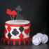 4Pcs/Set Poker Playing Bridge Plastic Cookie Cutter Playing Card Fondant Cutter (Spade, Club, Diamond, and Heart)...