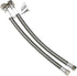 Faucet Water Supply Connector Line Braided Stainless Steel, Faucet Supply Line - 3/8 Female Compression Thread x 1/2 Female Iron Pipe Thread (3/8"...