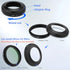 Haoge LH-X51B 2in1 All Metal Ultra-Thin Lens Hood with Adapter Ring Set for Fuji X100VI Fujifilm FinePix X100V Camera Accessories Black...