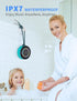 Soundace S6 IPX7 Waterproof Shower Speaker 5W Bass+ Bluetooth Speaker with Suction Cup Hook Lanyard RGB Light, Premium Mini Portable Outdoor Wirel...