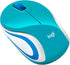 Logitech Wireless Mini Mouse M187 Ultra Portable,1000 DPI Optical Tracking, 3-Buttons, PC/Mac/Laptop - Bright Teal...