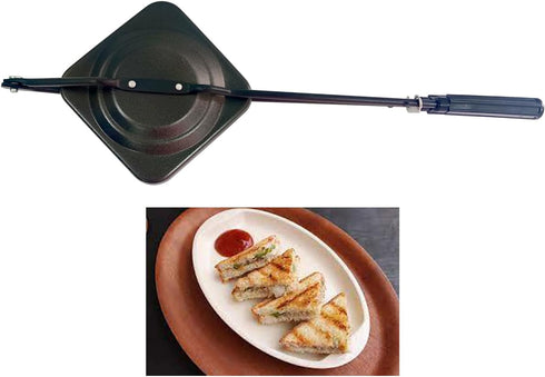 Shriya Sandwich Maker Grill, Sandwich Maker, Nonstick Toaster, Nonstick Gas Sandwich Toaster, Panini Maker, Stove Top Toasted Sandwich Snack Maker...