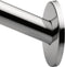 Moen 65-F-PS Donner Low-Profile Curved Shower Rod Flange Kit, Polished Stainless...