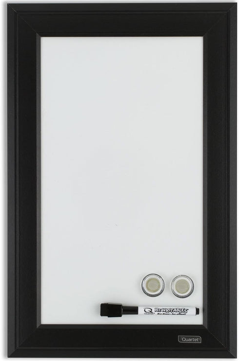Quartet Magnetic Whiteboard, 11" x 17" Small White Board for Wall, Dry Erase Board for Kids, Perfect for Home Office & Home School Supplies, Dry E...