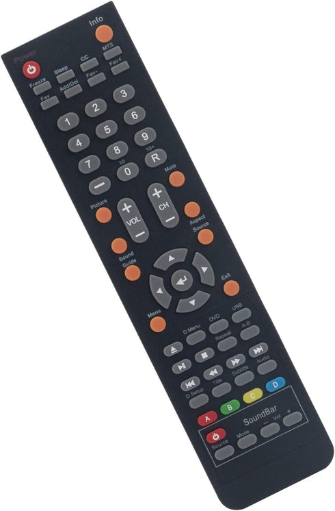142022370001C Replace Remote Applicable for Sceptre TV E325WD-HDR E328BD-HDC E245BD-FHDR E245PV-FHDR E245BD-FHDU E245RD-FMDR E245PD-FHDR E325UD-HD...