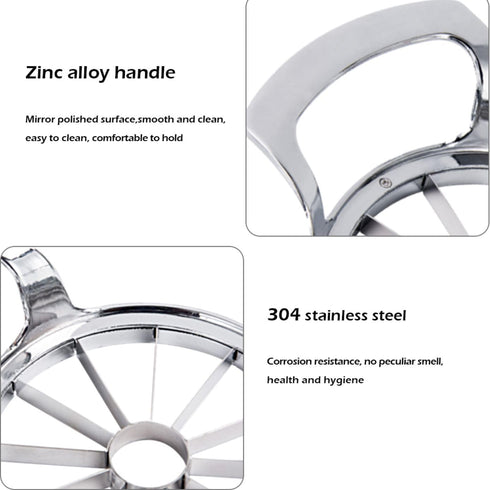 LIIGEMI Apple Slicer,12-Blade Extra Large Apple Corer, Heavy Duty Stainless Steel Apple Cutter and Divider?Easy to Use, Time-Saving....
