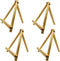 4 Pcs 9.4 Inch Mini Wood Easel, Tabletop Easel Stand for Painting, Canvases, Art, and Crafts...