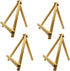 4 Pcs 9.4 Inch Mini Wood Easel, Tabletop Easel Stand for Painting, Canvases, Art, and Crafts...