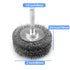 4 Pack 2 Inch Wire Brush Wheel for Drill, 0.0118" Coarse Crimped Carbon Steel Wire,1/4 Inch Round Shank, Wire Brush Drill Attachments,Heavy Duty W...