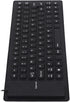 Silicone Folding Keyboard Portable Soft Keyboard Kit, USB Wired Silicone Keyboard for PC 85 Keys Standard Keyboard Light Weight Silent and Soft Fl...