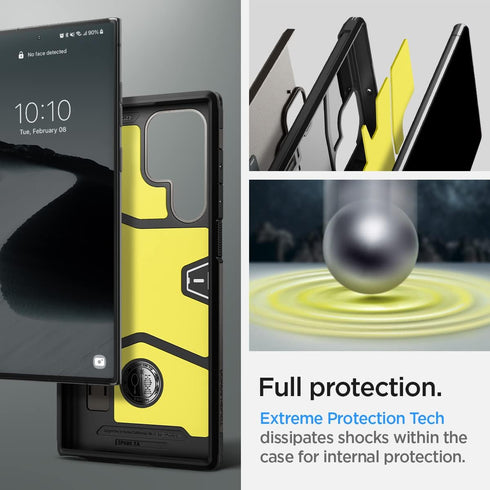 Spigen Tough Armor Designed for Galaxy S22 Ultra Case (2022) - Gunmetal......