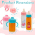 Baby Doll bottle Accessories Toys Baby Doll Magic bottles Playset Disappearing Bottles with Pacifier for Little Girls (small set(for 8-12" doll))...